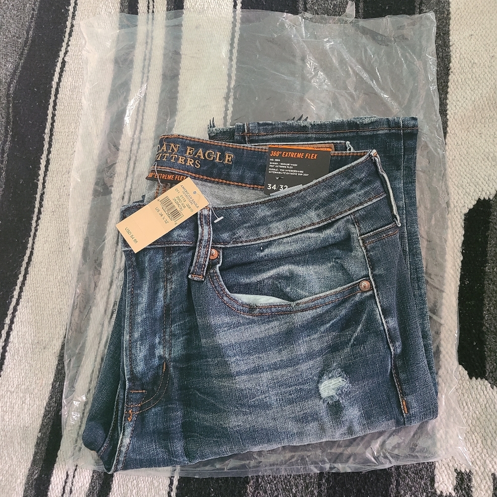 🆕 Men's AEO 360⁰ Extreme Flex Jeans